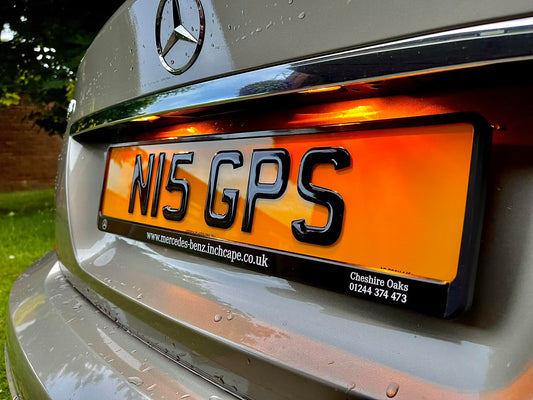 3D Gel Number Plates Set